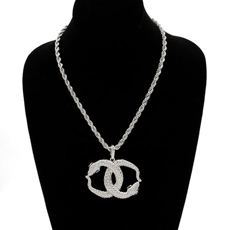 Fashion Snake Design Necklace #YN3604 - Multiple Colors (PC)