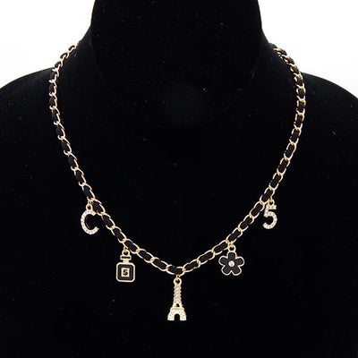 Fashion Design Chain Necklace #YN3745 - Multiple Colors (PC)