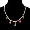 Fashion Design Chain Necklace #YN3745 - Multiple Colors (PC)