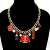Fashion Design Chain Necklace #YN3749 - Multiple Colors (PC)