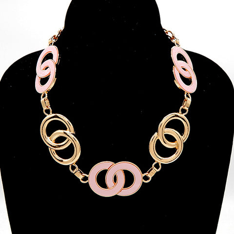 Fashion Infinity Chain Necklace #YN3755 - Multiple Colors (PC)