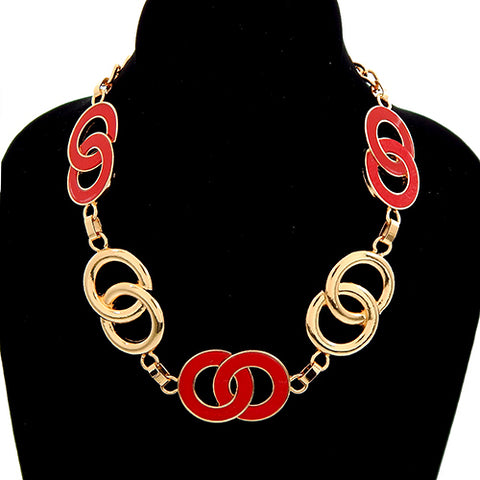 Fashion Infinity Chain Necklace #YN3755 - Multiple Colors (PC)
