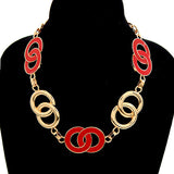 Fashion Infinity Chain Necklace #YN3755 - Multiple Colors (PC)