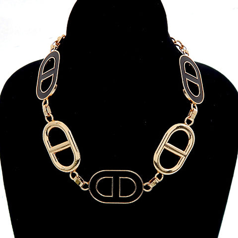 Fashion Design Chain Necklace #YN3756 - Multiple Colors (PC)
