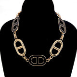 Fashion Design Chain Necklace #YN3756 - Multiple Colors (PC)