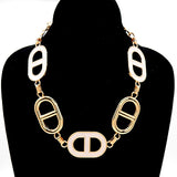 Fashion Design Chain Necklace #YN3756 - Multiple Colors (PC)