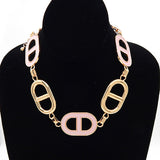 Fashion Design Chain Necklace #YN3756 - Multiple Colors (PC)