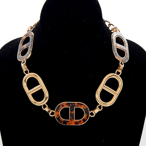 Fashion Design Chain Necklace #YN3756 - Multiple Colors (PC)