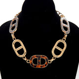 Fashion Design Chain Necklace #YN3756 - Multiple Colors (PC)