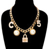 Fashion Design Chain Necklace #YN3757 - Multiple Colors (PC)