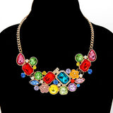 Fashion Stone Chain Necklace #YN3759 - Multiple Colors (PC)