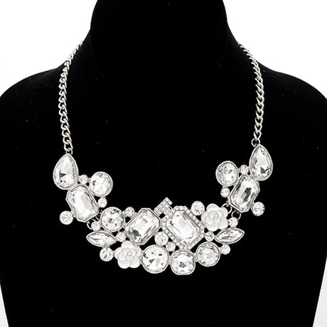 Fashion Stone Chain Necklace #YN3759 - Multiple Colors (PC)