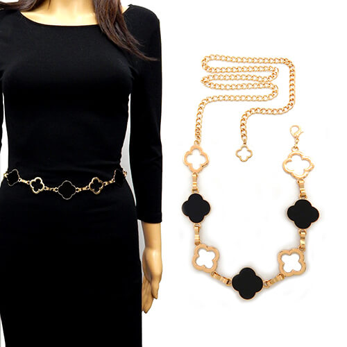 Fashion Clover Chain Belts #YT2065 - Multiple Colors (PC)