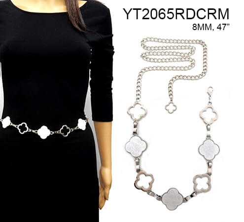 Fashion Clover Chain Belts #YT2065 - Multiple Colors (PC)