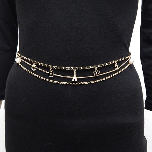 Fashion Design Chain Belt #YT2067 - Multiple Colors (PC)