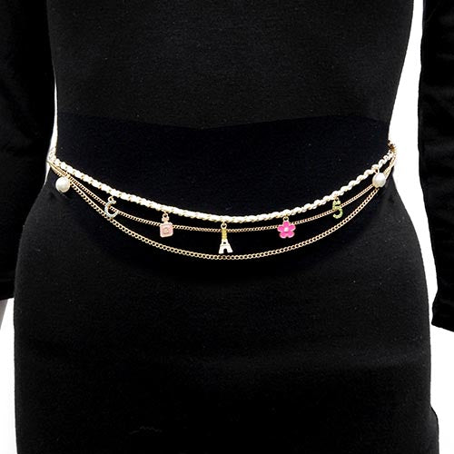 Fashion Design Chain Belt #YT2067 - Multiple Colors (PC)