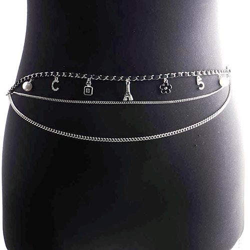 Fashion Design Chain Belt #YT2067 - Multiple Colors (PC)