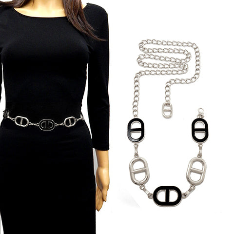 Fashion Design Chain Belt #YT2072 - Multiple Colors (PC)