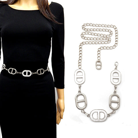 Fashion Design Chain Belt #YT2072 - Multiple Colors (PC)