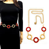 Fashion Circle Link Chain Belt #YT2077 - Multiple Colors (PC)