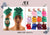 Fashion Peacock Turban #ABN0132B - Assort (12PC)