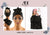 Fashion Peacock Turban #ABN0132BK - Black (12PC)