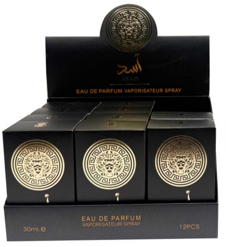 Luxury Small Size Eau de Parfum Spray 1oz #Asad Black