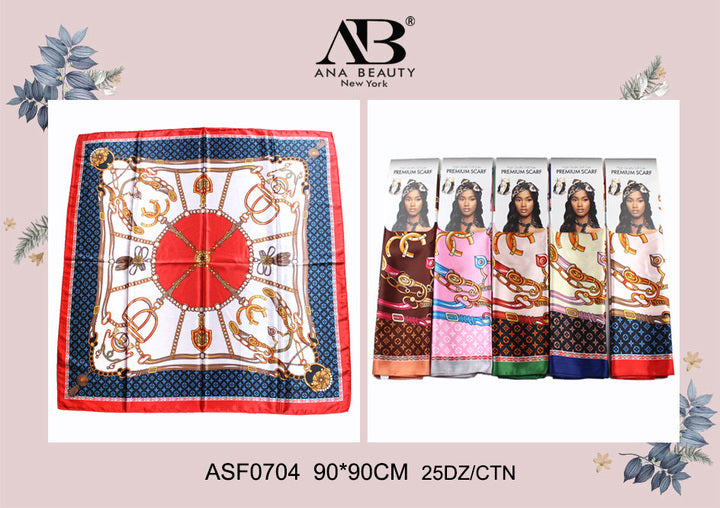 Fashion Designed Head Scarf #ASF0704 (12PC)