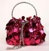 Fashion Design Sequin Bag #B1079 - Hot Pink (PC)