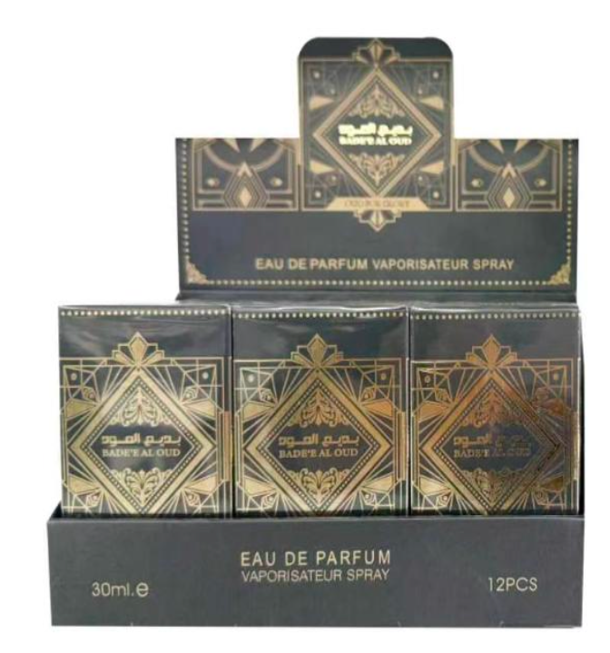 Luxury Small Size Eau de Parfum Spray 1oz #Badee Al Oud Black