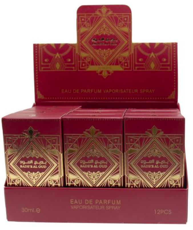 Luxury Small Size Eau de Parfum Spray 1oz #Badee Al Oud Burgundy