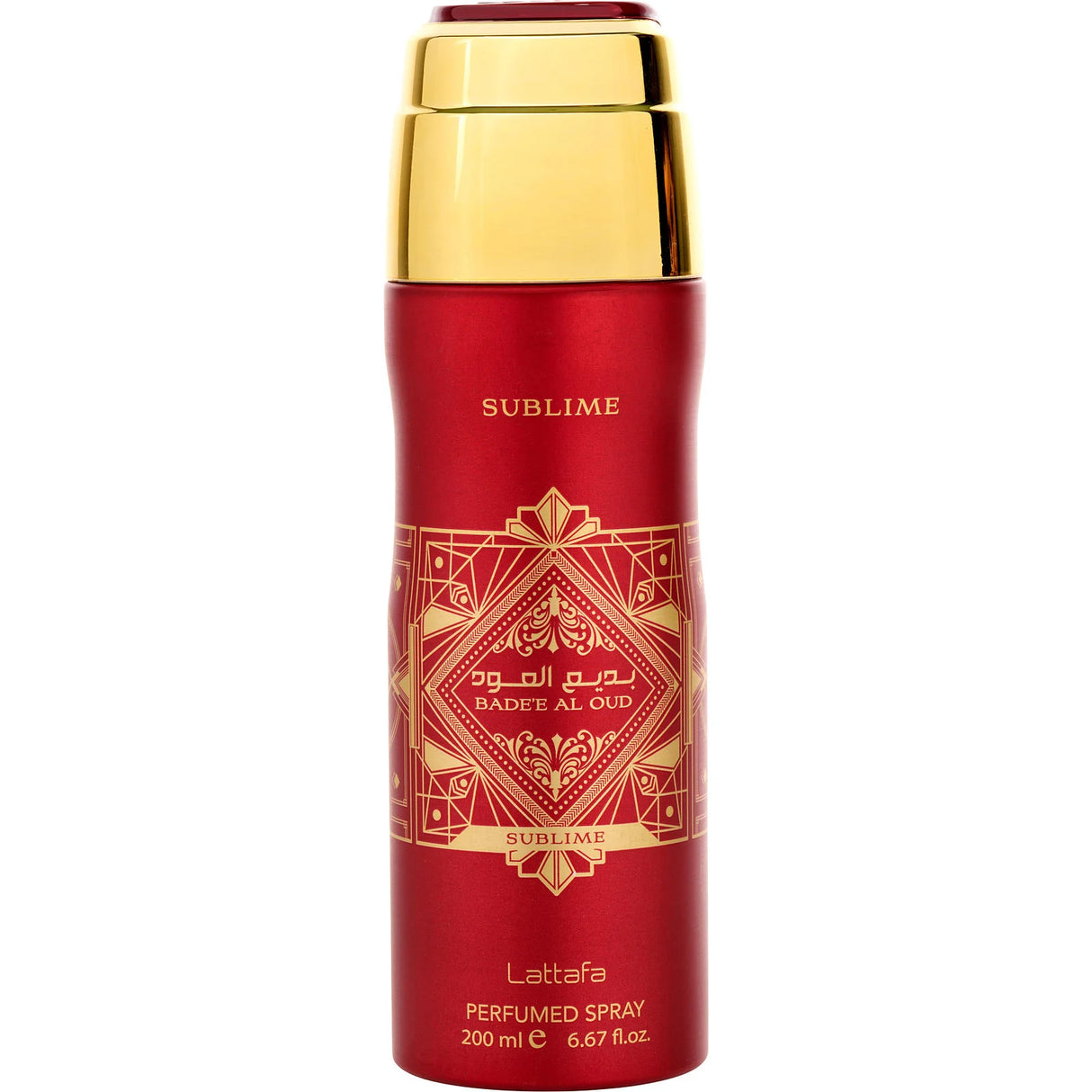 Badee Al Oud Sublime by Lattafa Perfumed Deodorant Spray 200mL (PC)