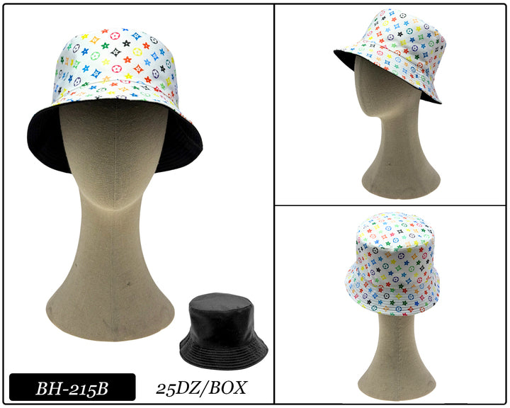Fashion Design Bucket Hat #BH215 - Multiple Colors (PC)