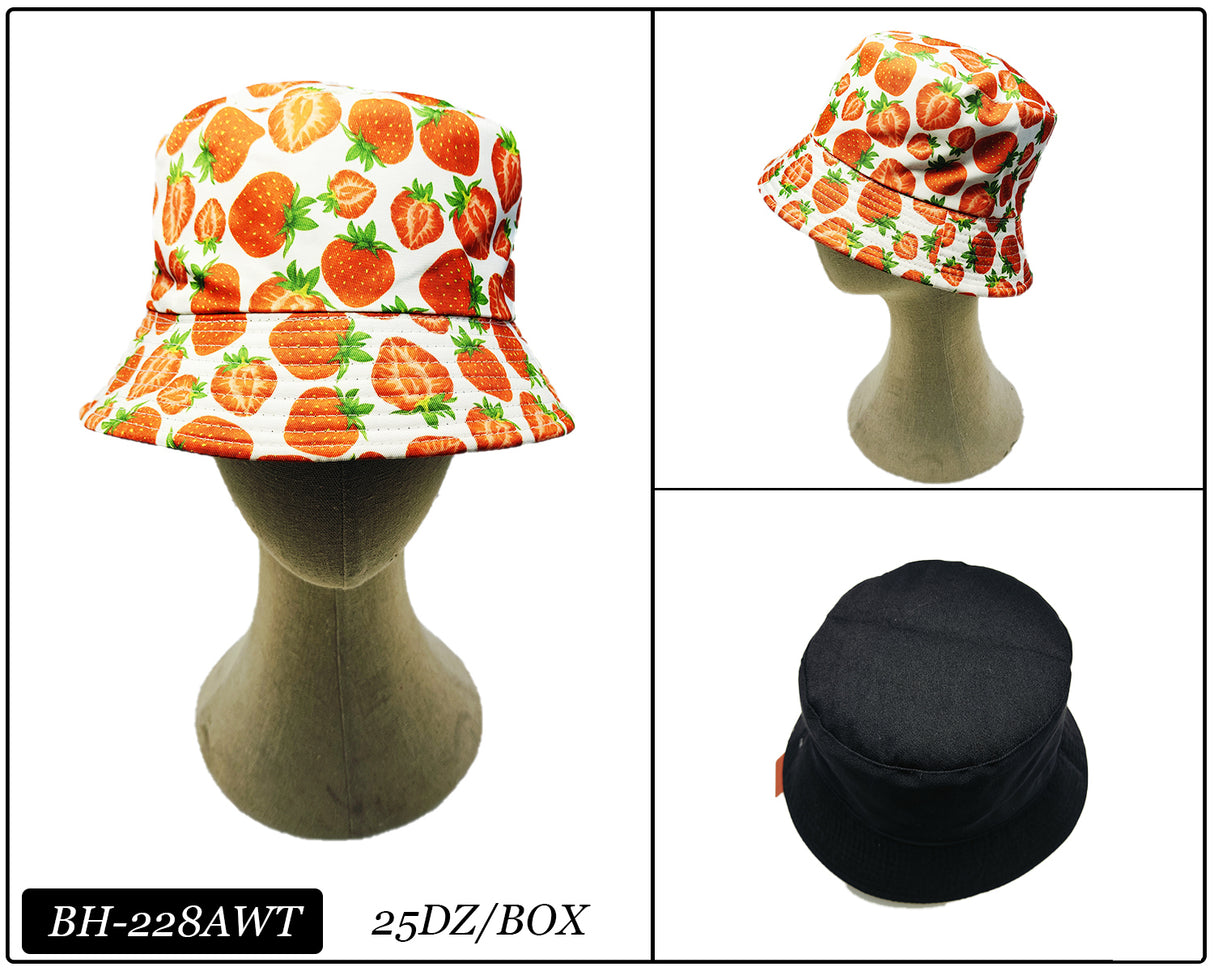 Fashion Tropical Bucket Hats #BH228 - Multiple Colors (PC)
