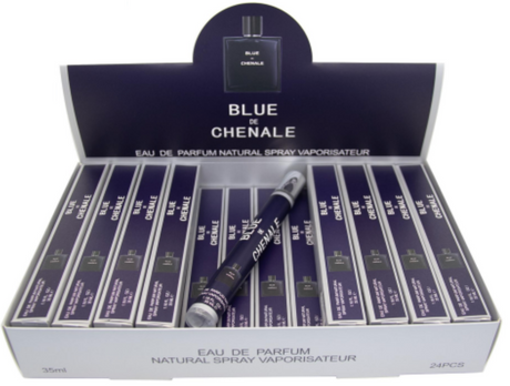 Luxury Travel Size Eau De Parfum Spray 1.18oz #Blue De Chenal