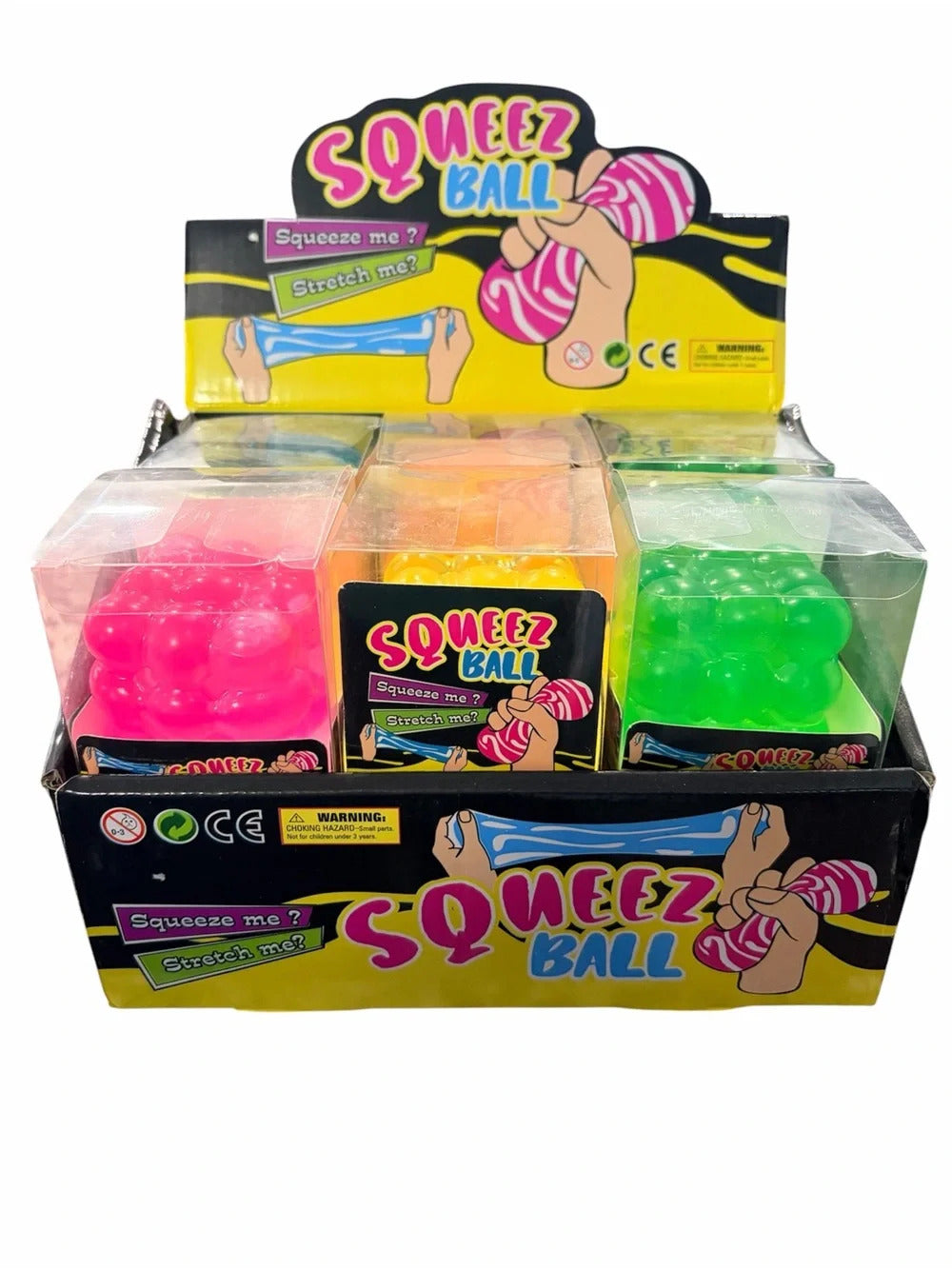Round Texture Cube Squish Toy #BUTR113 (12PC)