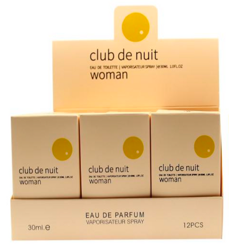 Luxury Small Size Eau de Parfum Spray 1oz #Club de Nuit Woman