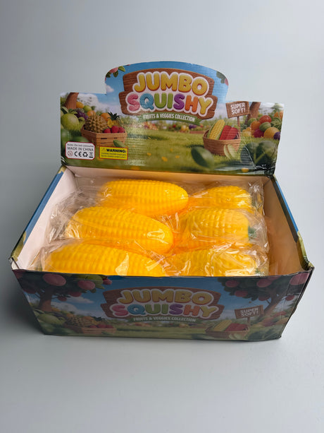 Large Corn Squish Toy #SQSH-CRN (12PC)