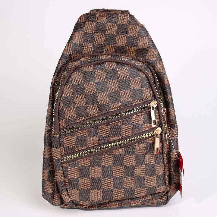 Fashion Crossbody Bag #ASB1157B - Brown (PC)