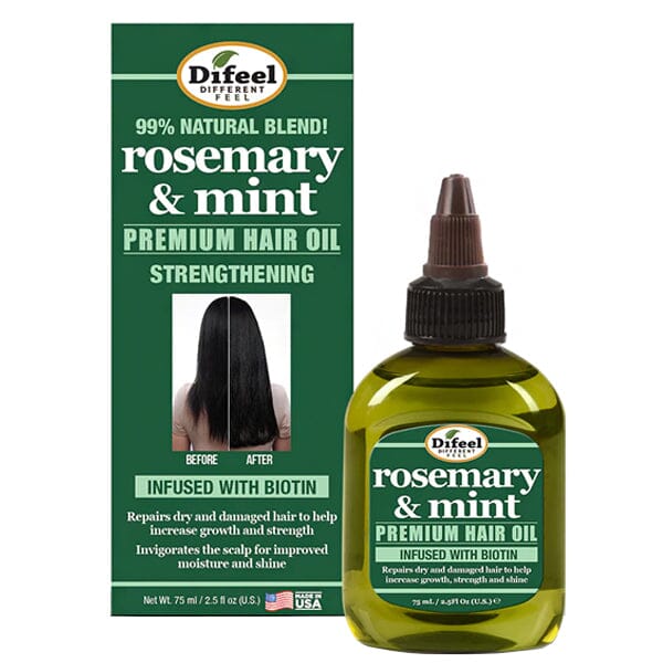 Difeel Rosemary & Mint Strengthening Hair Oil 2.5oz (PC)