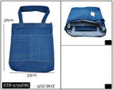Fashion Denim Tote Bag #ETB9739 - Multiple Colors (PC)