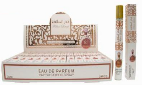 Luxury Travel Size Eau De Parfum Spray 1.18oz #Fakhar Lattafa White