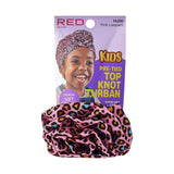 RED by Kiss Kids Top Knot Turban #HJ (6PC)