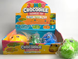 Jumbo Crocodile Squishy Toy #XLSQCRC (4PC)
