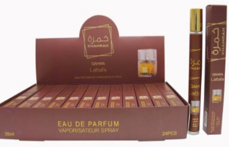 Luxury Travel Size Eau De Parfum Spray 1.18oz #Khamrah Qahwa