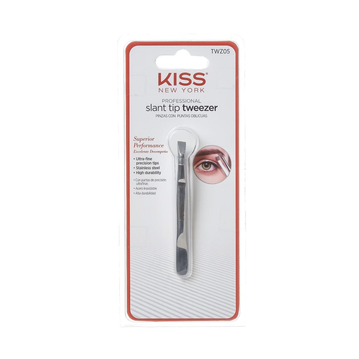 #TWZ05 Kiss Slant Tip Tweezer (3PC)
