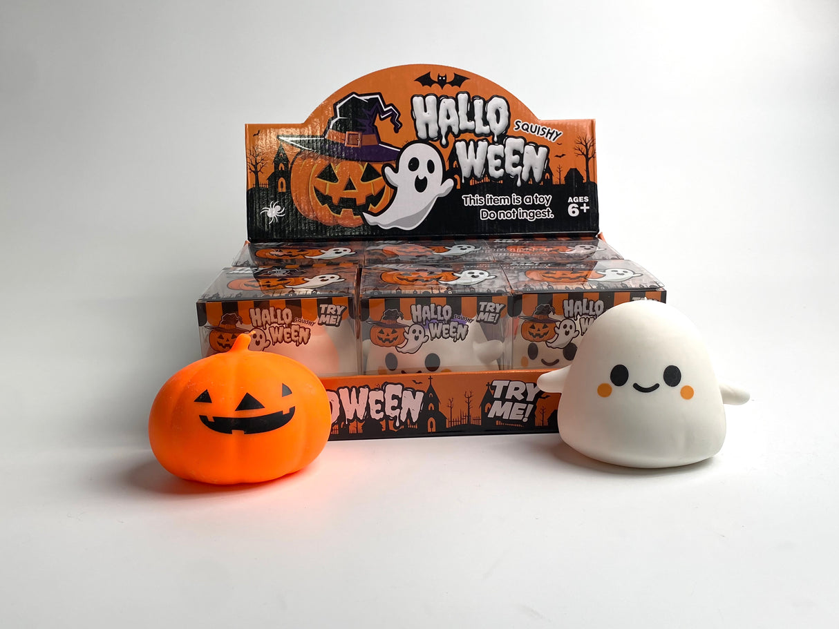Jumbo Ghost/Jack O Lantern Squishy Toy #XLSQHWN (6PC)