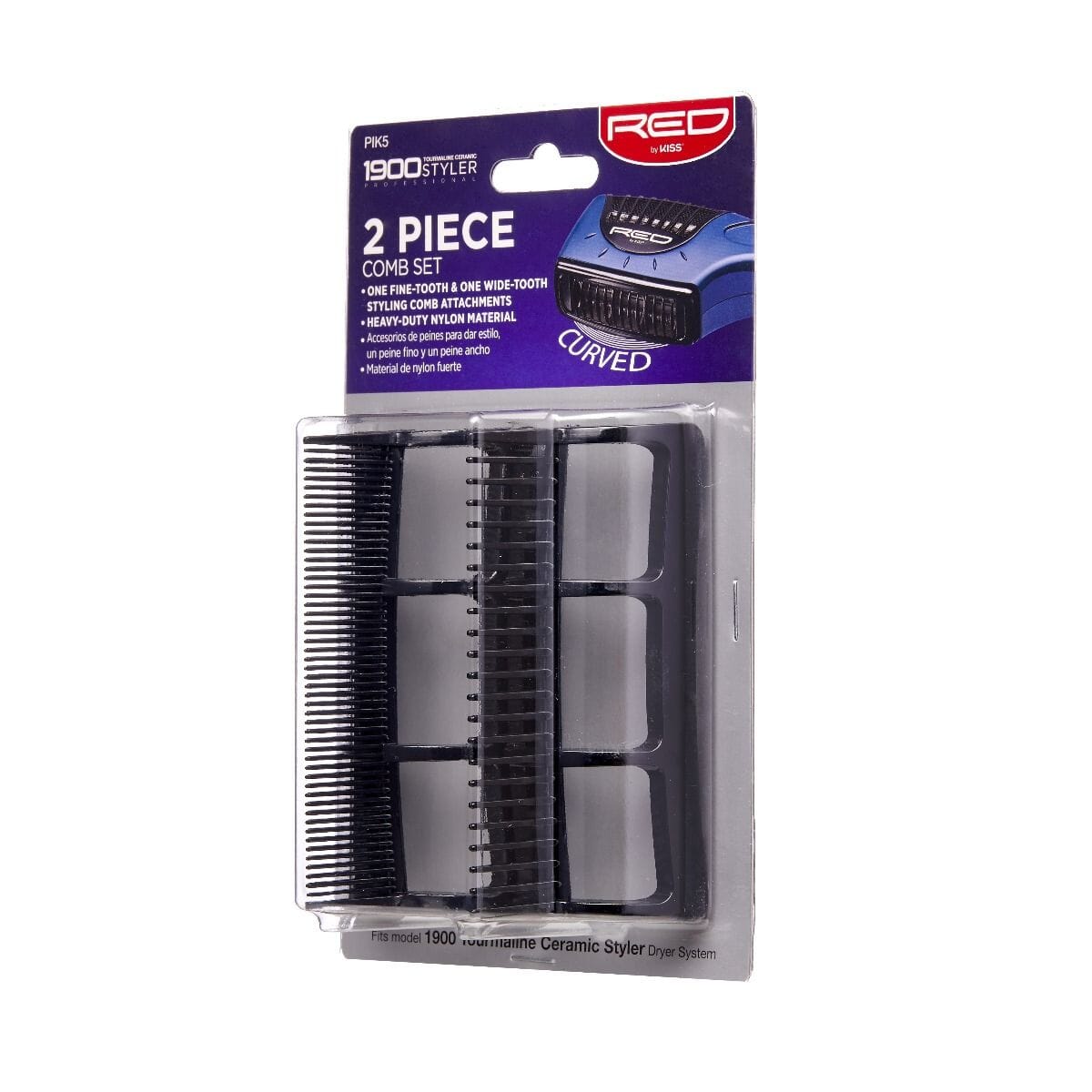 RED by Kiss 2 Piece Comb Set #PIK5 (PC)
