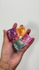 4 Mini Square Glitter Sugar Cubes #4SQ-GLT (12Packs)