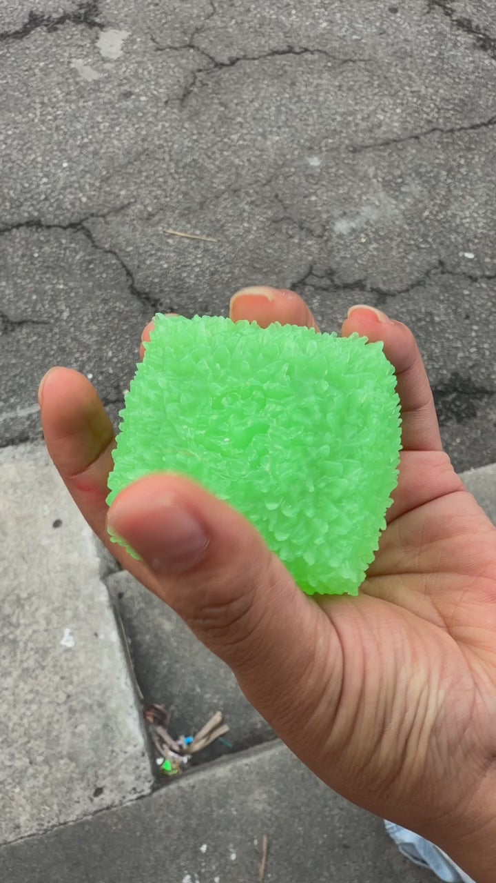 Fuzzy Cube Squish Toy #SQSH114 (12PC)